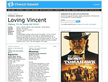 Tablet Screenshot of cineclubsabadell.org